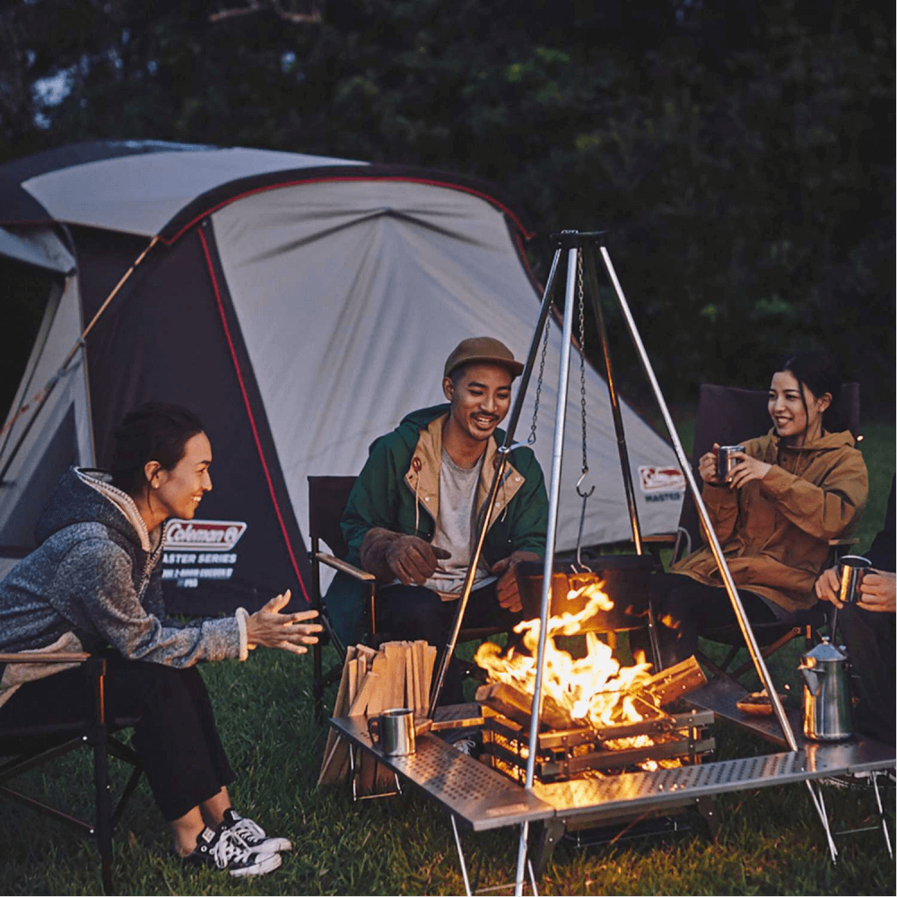 โต๊ะสำหรับนั่งล้อมวงรอบเตา Coleman JP Fireplace Table 10397_5